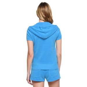 Juicy Couture Original Velour Tracksuits 607 2pcs Women Suits Blue